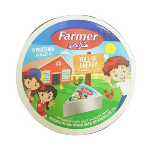 farmer processed cheese 8 portions 108g