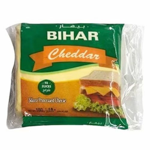 bihar sliced cheese cheddar 180g