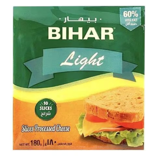 bihar sliced cheese light 180g