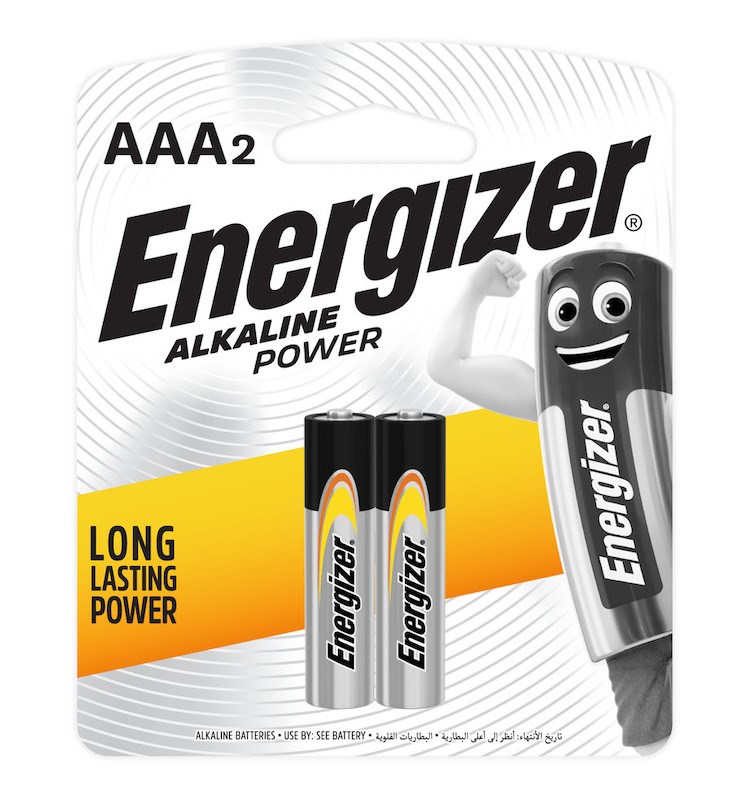 Energizer Alkaline Batteries AAA 2pcs