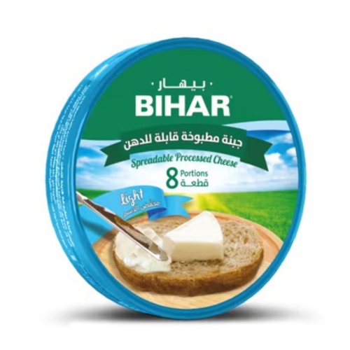 Bihar processed cheese light 8 portions 120g