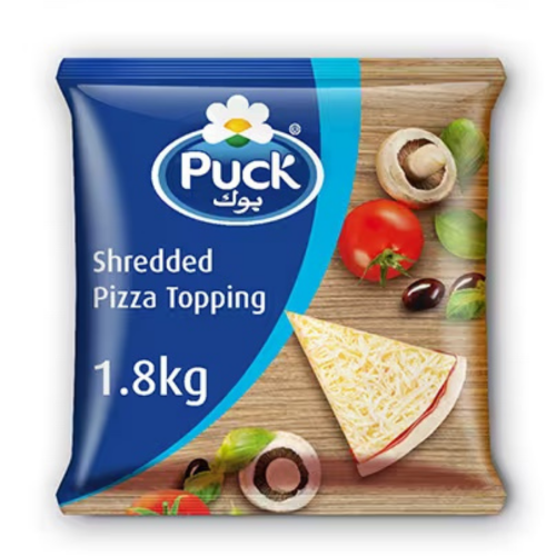 puck shredded cheese pizza topping 1.8kg